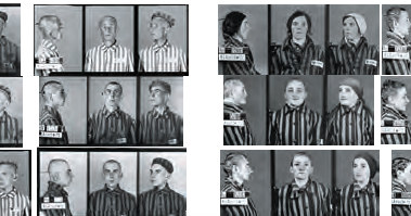 Zdjęcia policyjne więźniów KL Auschwitz - zamiieszczone w książce "Fotograf z Auschwitz" /materiały prasowe