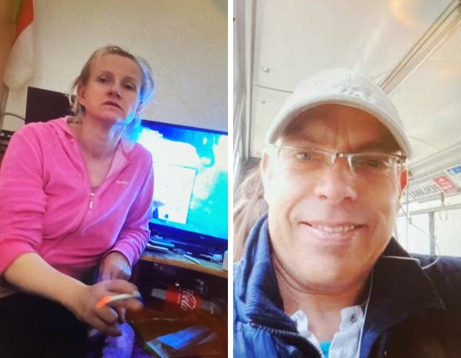 Zdjęcia poszukiwanego małżeństwa z Warszawy /foto: Policja Mokotów /