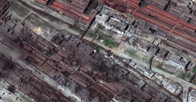 Zdjęcia satelitarne fabryki Azowstal /MAXAR TECHNOLOGIES HANDOUT /PAP/EPA
