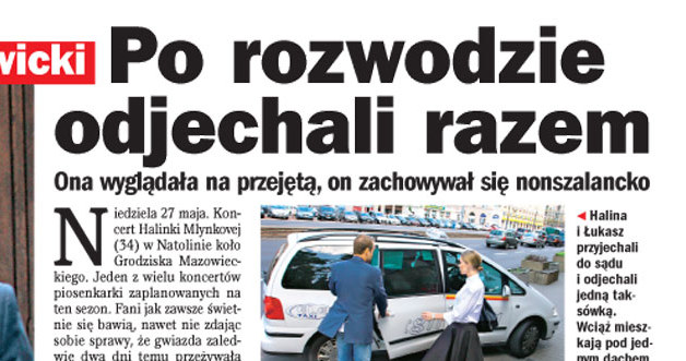 Zdjęcia sprzed budynku sądu opublikowało "Życie na Gorąco" /materiały prasowe /Życie na gorąco