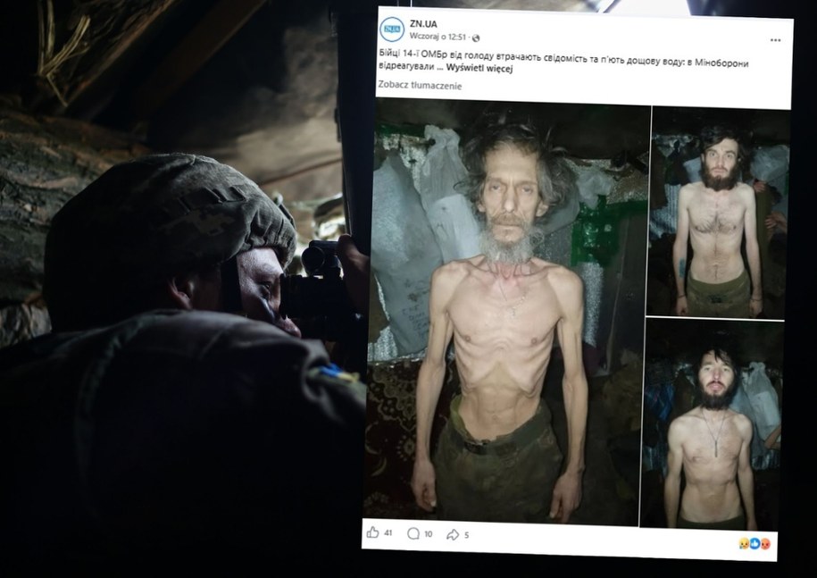 Zdjęcia ukraińskich żołnierzy poruszają, fot. ZN.UA /Facebook /Shutterstock