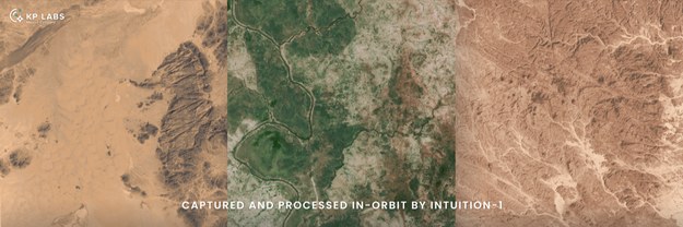 Zdjęcia wykonane i opracowane na orbicie przez polskiego satelitę Intuition-1 firmy KP Labs /KP LABS /Materiały prasowe