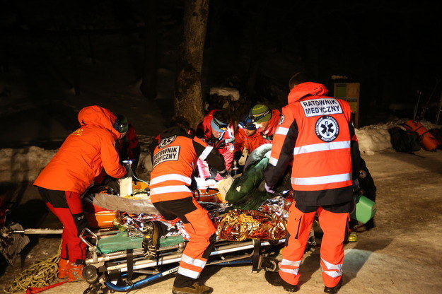 Zdjęcia z akcji ratunkowej w Tatrach, kiedy lawina przysypała cztery osoby. Jedną z nich była 25-latka z Bochni /Maciej Pałahicki /Archiwum RMF FM