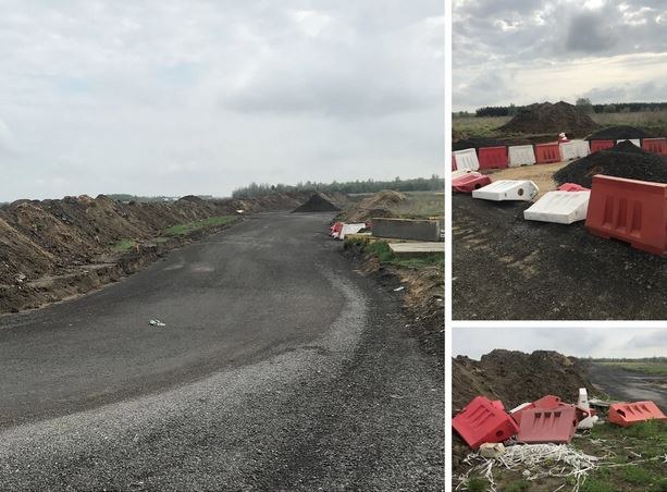 Zdjęcia z budowy A1 pod Częstochową. Zdjęcia z ostatniego wtorku /Marcin Buczek /RMF FM