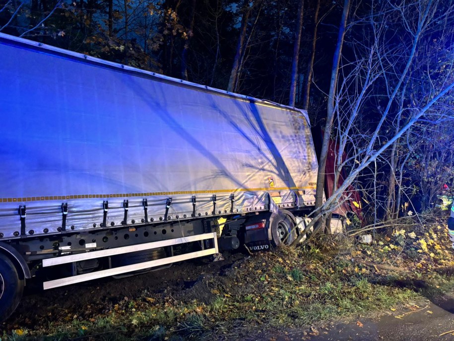 Zdjęcia z miejsca wypadku opublikowała policja /Policja Lubelska /