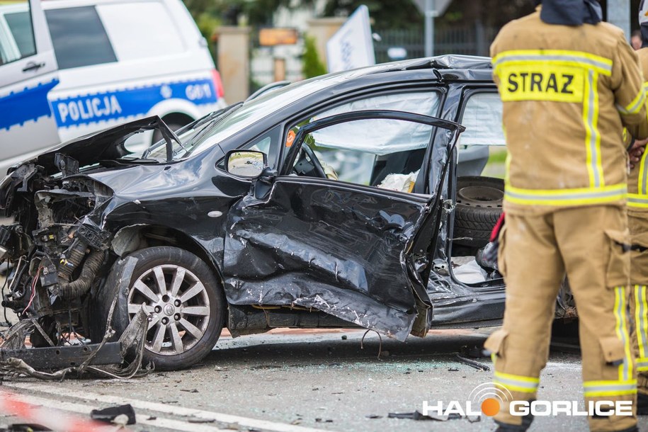 Zdjęcia z miejsca wypadku opublikowała redakcja halogorlice.info /halogorlice.info /