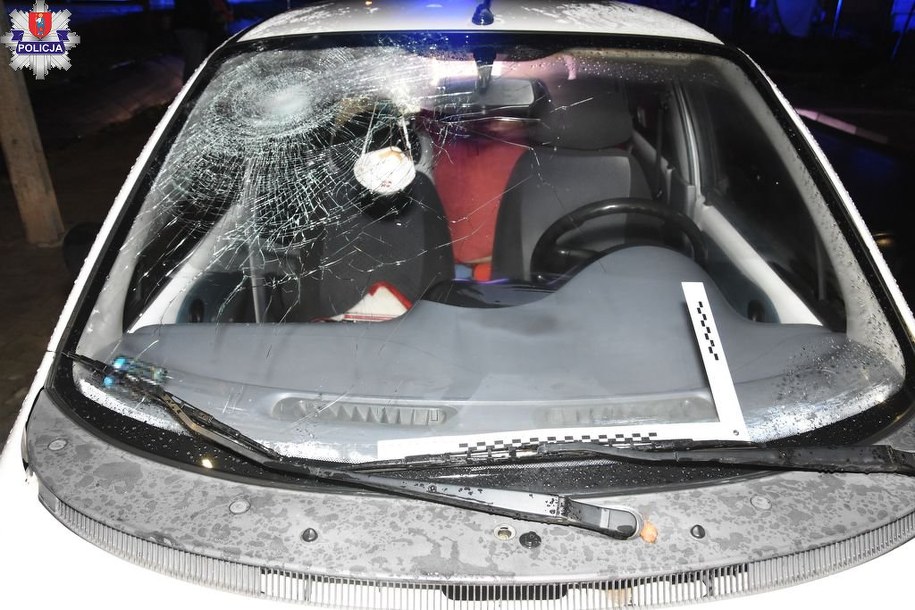 Zdjęcia z miejsca wypadku /KMP Zamość /Policja