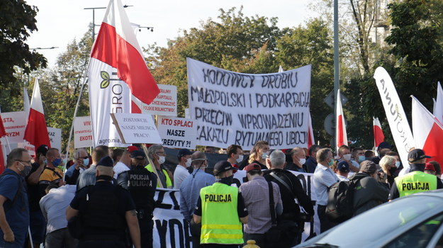 Zdjęcia z protestu rolników /Jakub Rutka /RMF FM