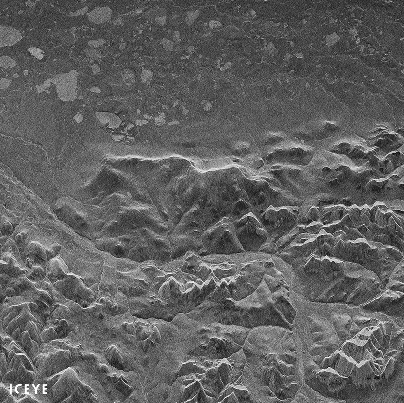 Zdjęcie Alaski wykonane przez satelitę ICEYE X1 /materiały prasowe