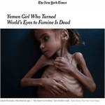 Zdjęcie Amal stało się symbolem głodu w Jemenie. Zmarła w wieku 7 lat