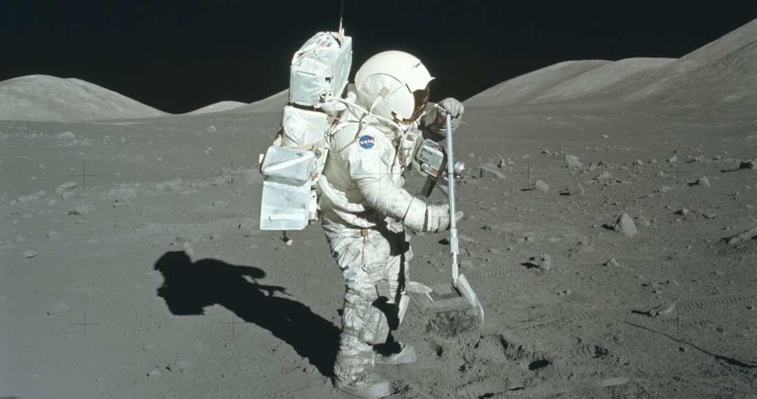 Zdjęcie astronauty podczas misji Apollo 17 /NASA
