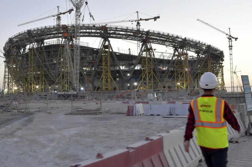 Zdjęcie budowy stadionu Lusail zrobione 16 lutego 2020 r. /Xinhua News /East News