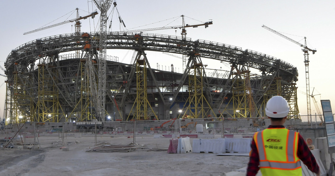 Zdjęcie budowy stadionu Lusail zrobione 16 lutego 2020 r. /Xinhua News /East News