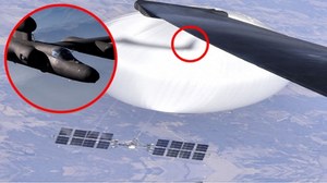 Zdjęcie dnia. Cień kultowego U-2 odbił się na chińskim balonie