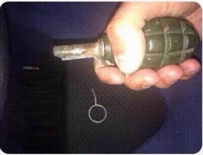 Zdjęcie granatu, które Rosjanin wysłał do swojego kolegi /East2West News /Zrzut ekranu