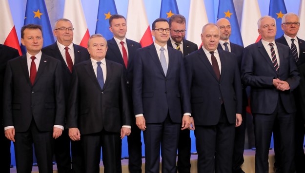 Zdjęcie grupowe Rady Ministrów /	Wojciech Olkuśnik /PAP