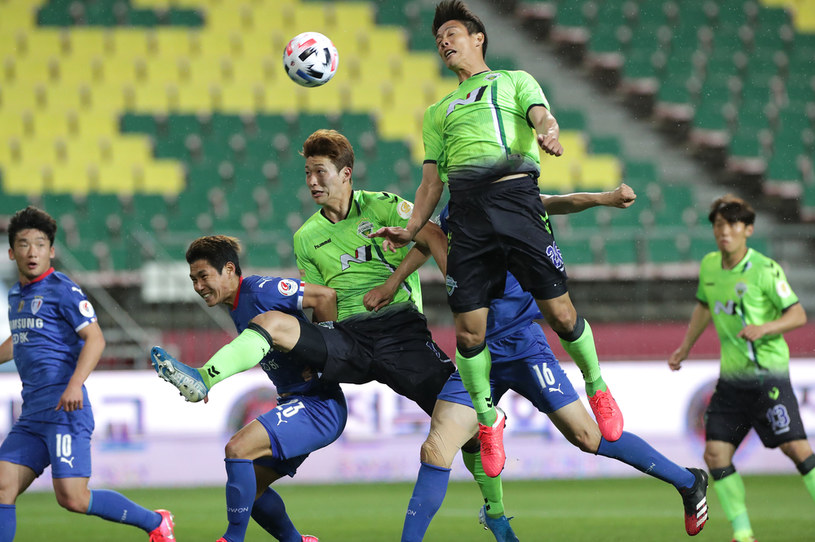 Zdjęcie ilustracyjne z piłkarzami Jeonbuk Hyundai Motors /Getty Images