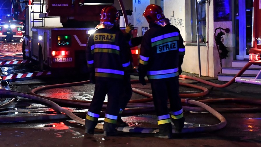 Pożar pustostanu w Śremie. Znaleziono zwęglone zwłoki