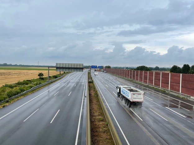 Utrudnienia na autostradzie A1 w okolicach Piotrkowa Trybunalskiego