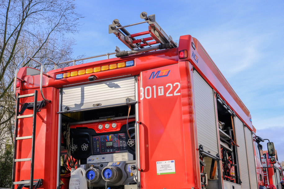 Pożar w Trzebini. Ewakuowano 60 osób