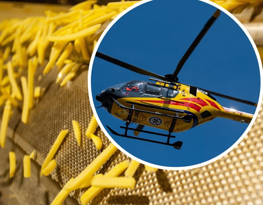 Olej z frytkownicy poparzył na 13-latka. Wezwano LPR