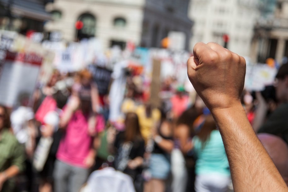 Protest w rejonie Sejmu. Dotyczy konfliktu w Strefie Gazy