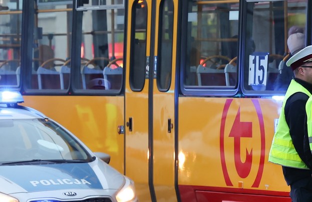 Zderzenie tramwajów w Warszawie. Dwie osoby poszkodowane
