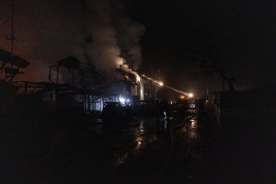 Atak rosyjskich dronów na Lwów