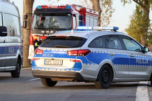 Auto z impetem uderzyło w drzewo. Dwie osoby zginęły