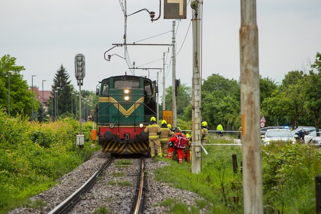 Nawałnica nad Śląskiem. Ewakuacja pasażerów z pociągu