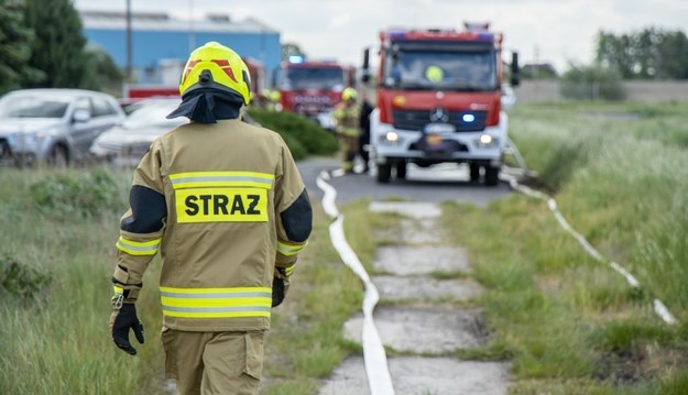 Głośny wybuch obudził mieszkańców wsi pod Bełchatowem