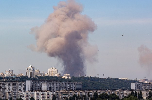 Niespokojna noc w Kijowie. Rosja zaatakowała dronami