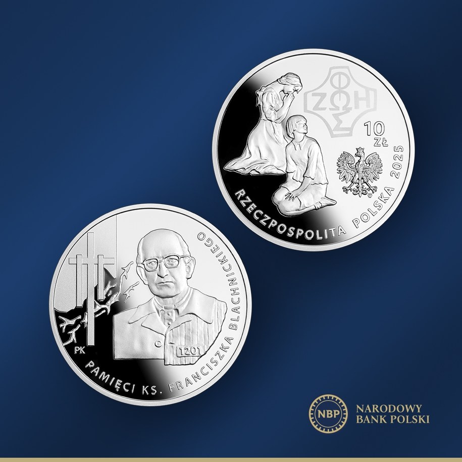 Dziś do obiegu trafiła nowa moneta o nominale 10 złotych. Tak wygląda