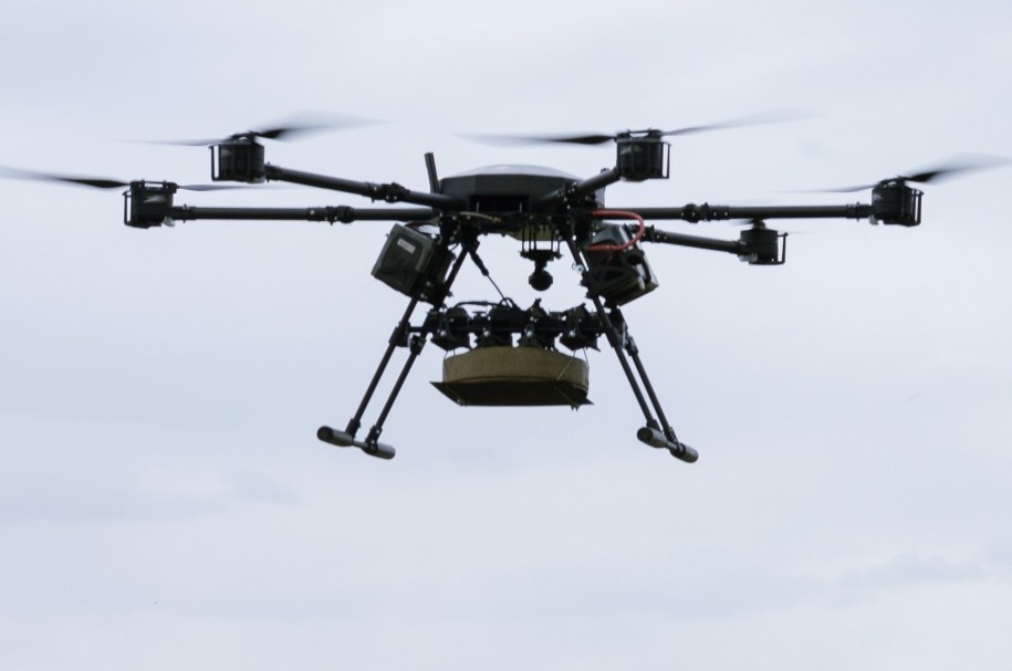 Dron lecący w kierunku Moskwy zniszczony