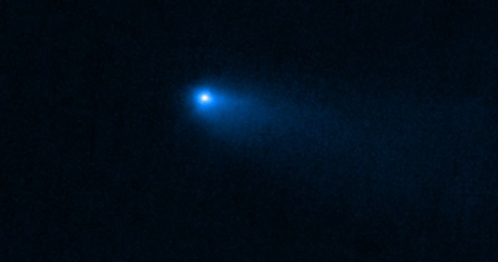 Zdjęcie komety 238P/Read wykonane przez kamerę NIRCam teleskopu Webba /NASA, ESA, CSA, M. Kelley (University of Maryland). Image processing: H. Hsieh (Planetary Science Institute), A. Pagan (STScI) /domena publiczna