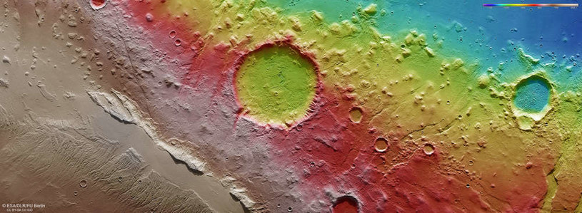 Zdjęcie Marsa wykonane przez sondę Mars Express /materiały prasowe