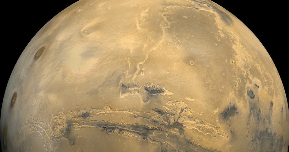 Zdjęcie Marsa zrobione przez sondę Viking 1 /NASA / USGS /domena publiczna