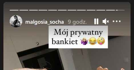 Zdjęcie opublikowane na Instagramie przez Małgorzatę Sochę /Instagram