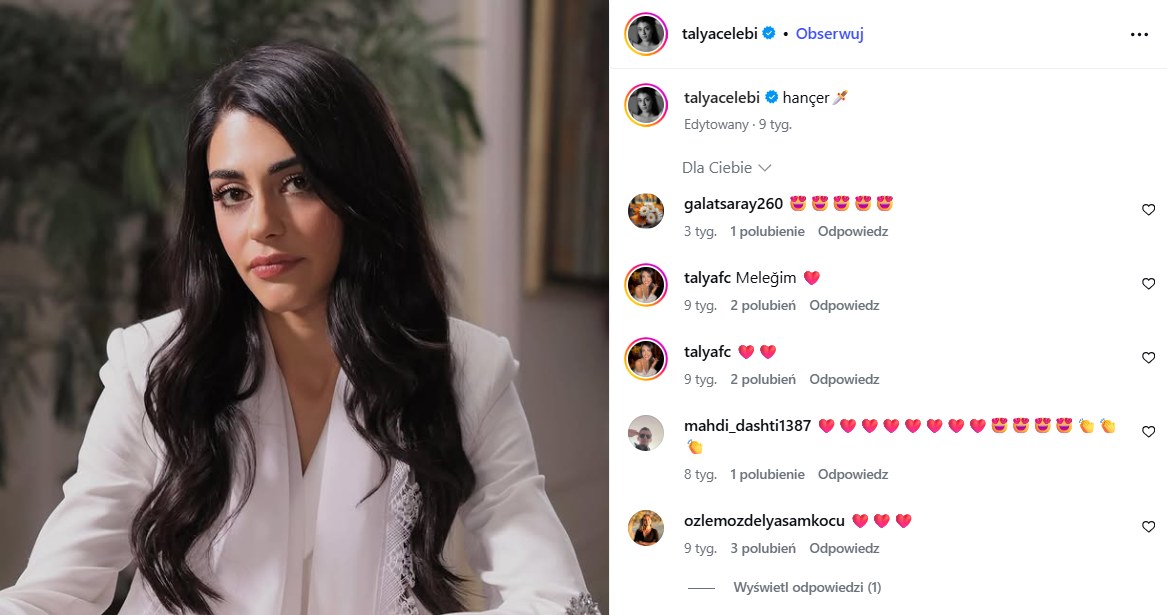 Zdjęcie opublikowane na koncie instagramowym aktorki