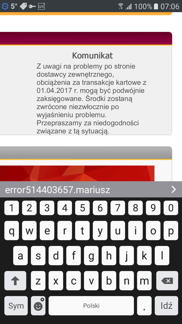 Zdjęcie otrzymalismy od naszego słuchacza /MaRio /Gorąca Linia RMF FM