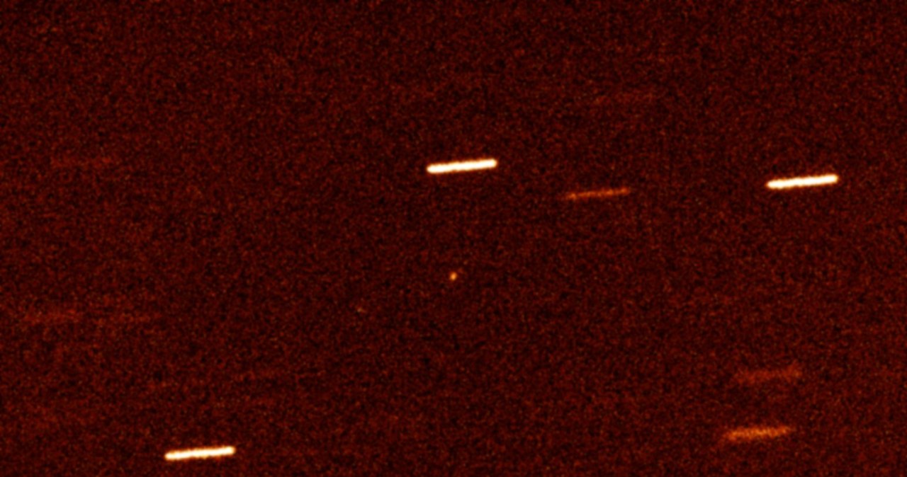 Zdjęcie Oumuamua wykonane 28 października 2017 roku - nie wykryto wtedy oznak aktywności kometarnej obiektu /NASA