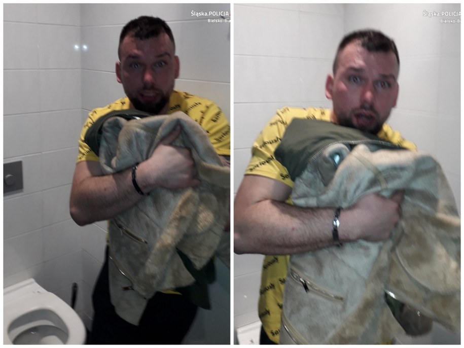 Zdjęcie poszukiwanego mężczyzny publikuje bielska policja /Policja /