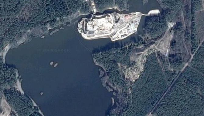 Zdjęcie powstającego zamku /Google Maps  /Zrzut ekranu