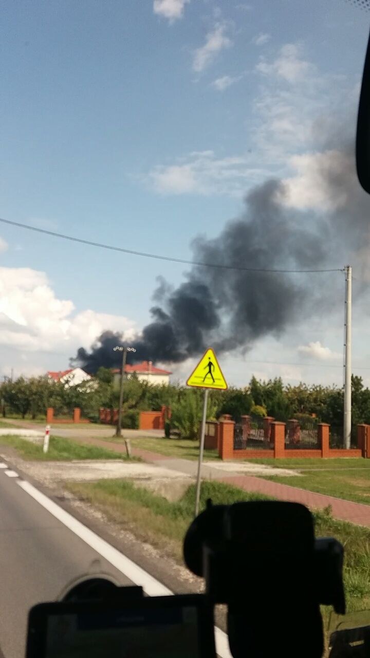 Zdjęcie pożaru w Stopnicy /Gorąca Linia RMF FM /RMF FM
