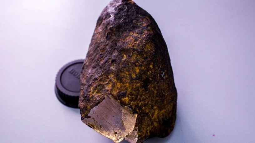Zdjęcie przedstawiające meteoryt Uakit /materiały prasowe