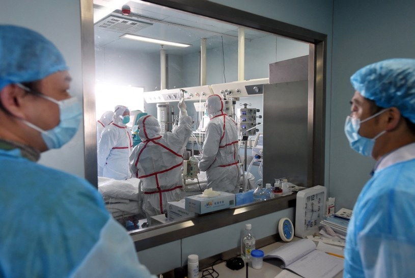 Zdjęcie przedstawiające pacjenta zarażonego szczepem H7N9 /AFP