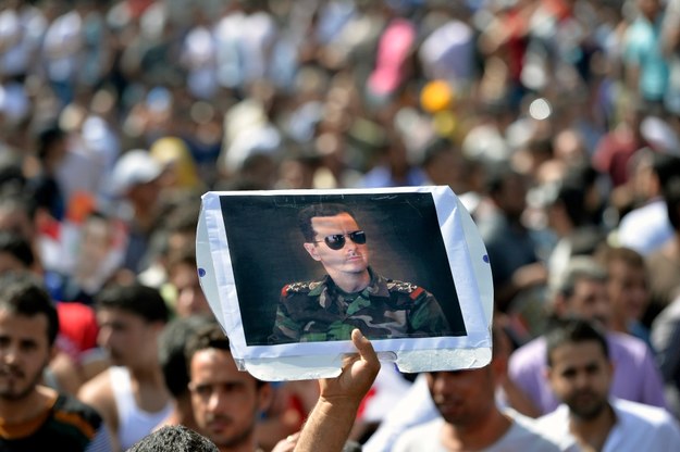 Zdjęcie przywódcy reżimu syryjskiego Baszara el-Asada /WAEL HAMZEH /PAP/EPA