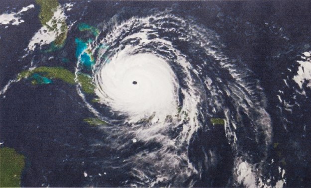 Zdjęcie satelitarne huraganu Irma z 2017 roku /Shutterstock