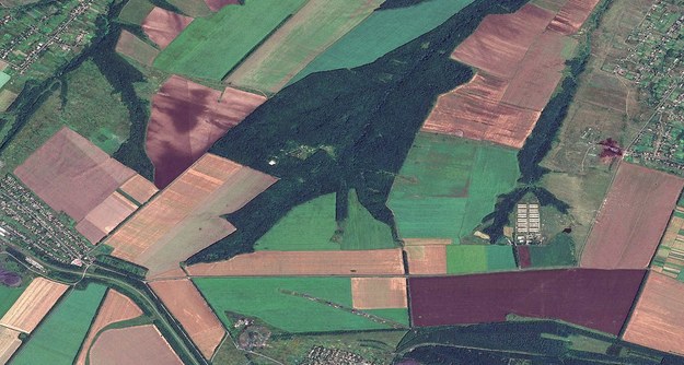 Zdjęcie satelitarne okolicy katastrofy samolotu //Airbus DS / AllSource Analysis / HANDOUT /PAP/EPA