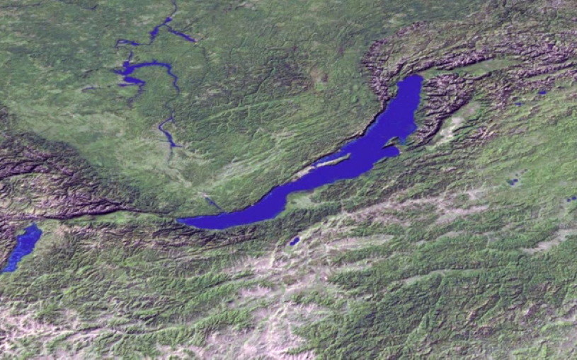 Zdjęcie satelitarne opisywanego obszaru /NASA